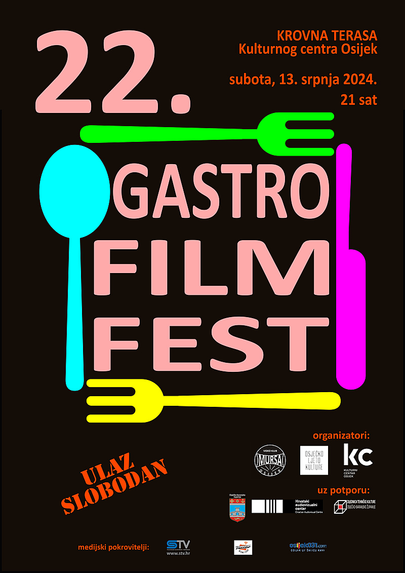 OLJK najavljuje: GASTRO FILM FESTIVAL- kratki filmovi s tematikom gastronomije!