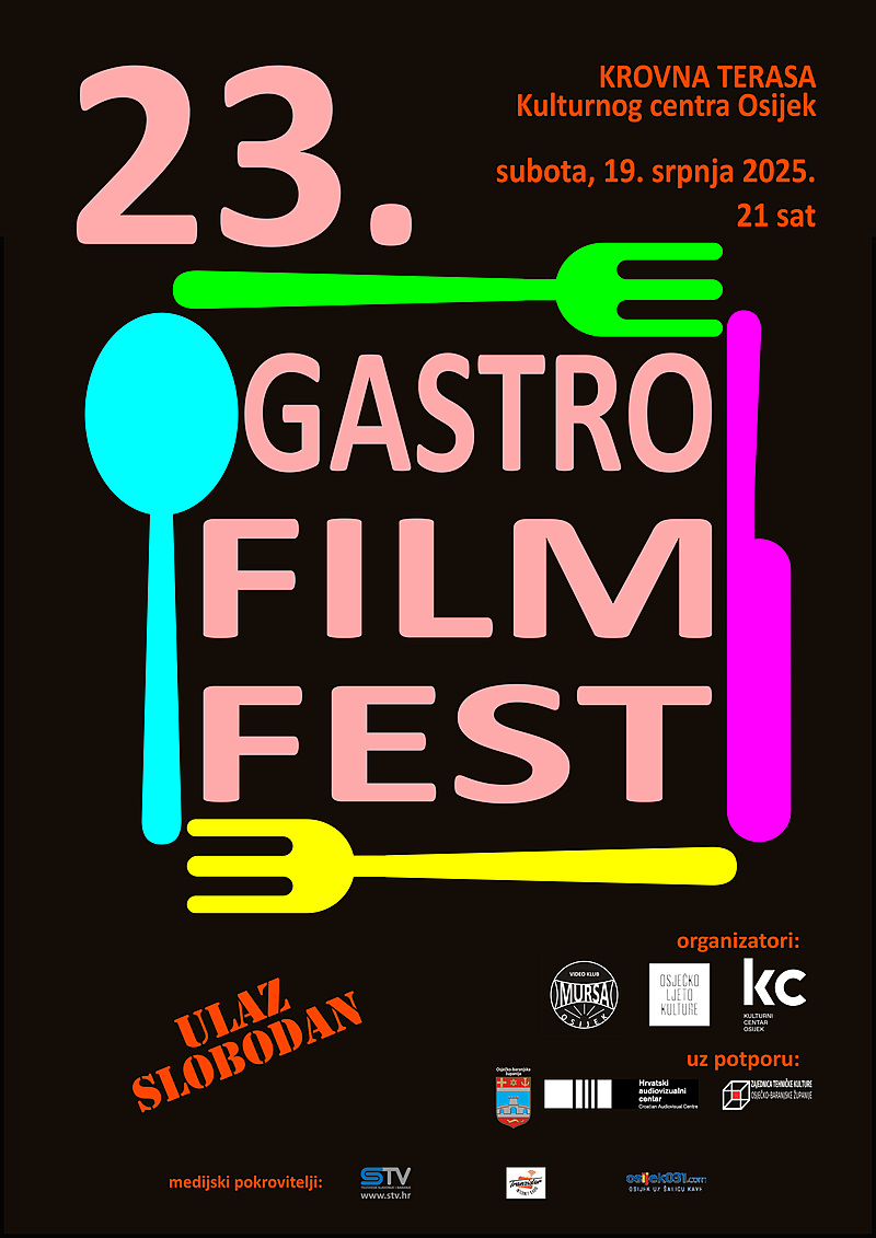 23. izdanje GASTRO FILM FESTIVALA na OLJK-u!